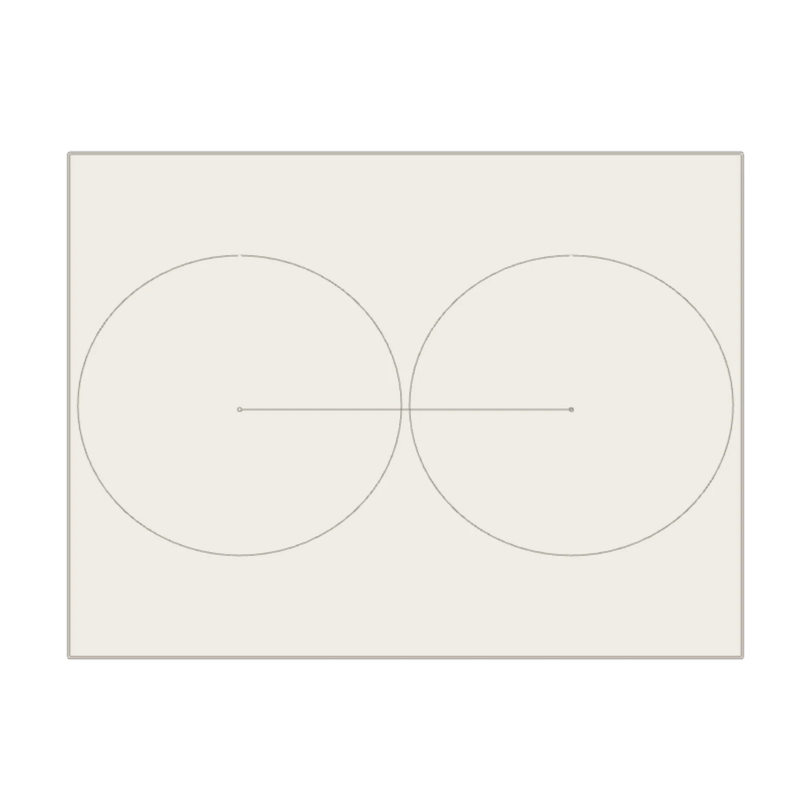 Vanity 24" — 2D floor-plan symbol