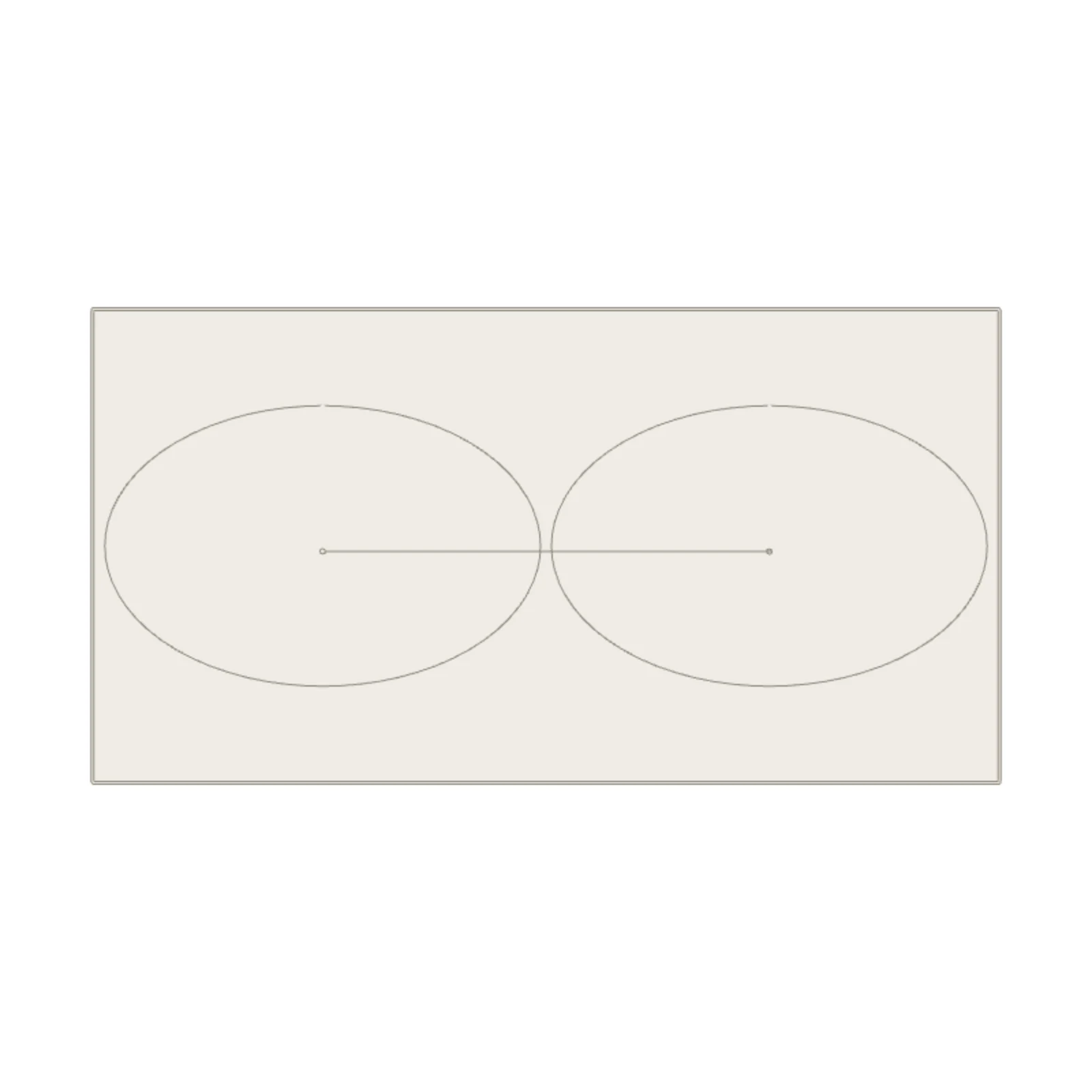 Vanity 42" — 2D floor-plan symbol