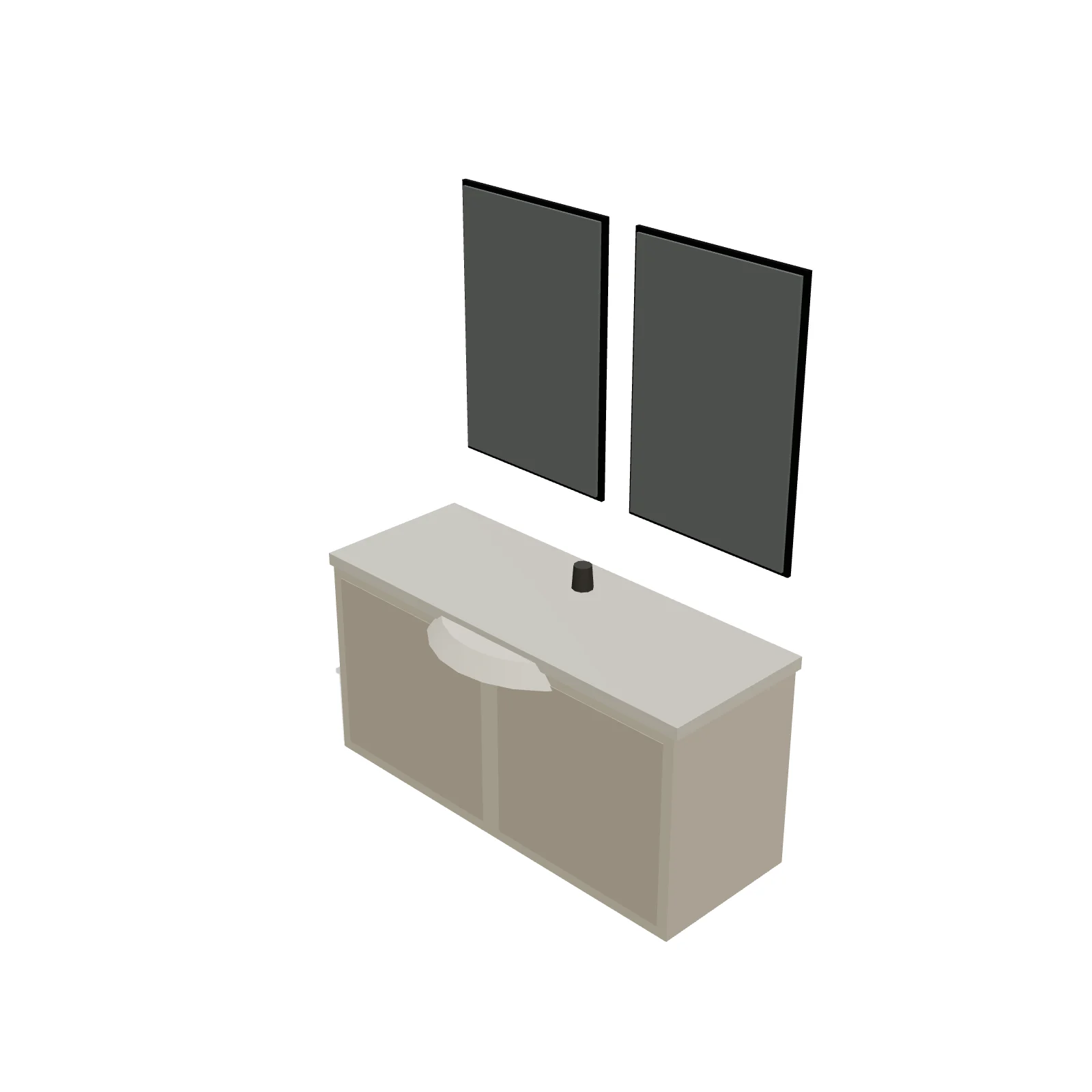 Vanity 60" — 3D preview