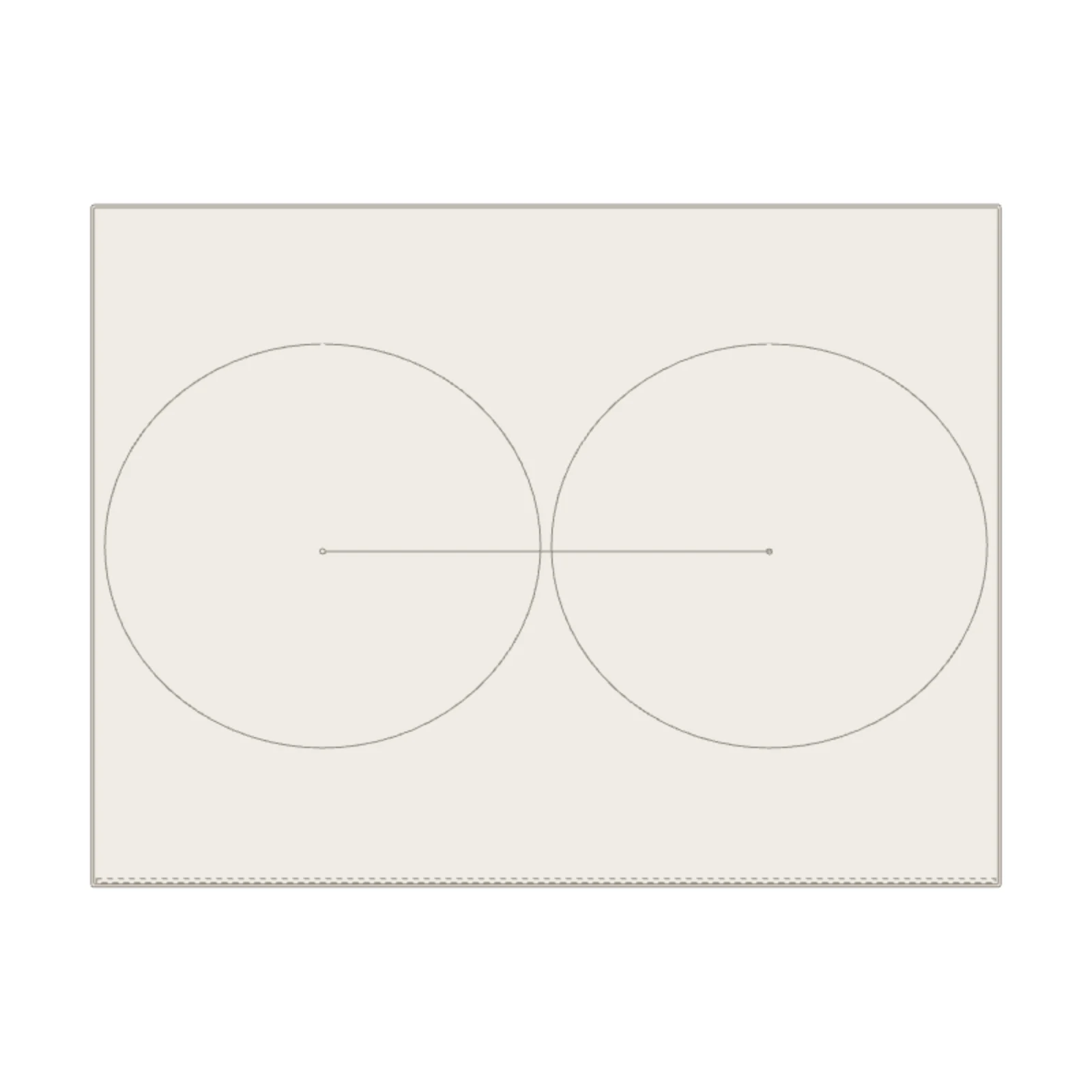 Console Sink — 2D floor-plan symbol