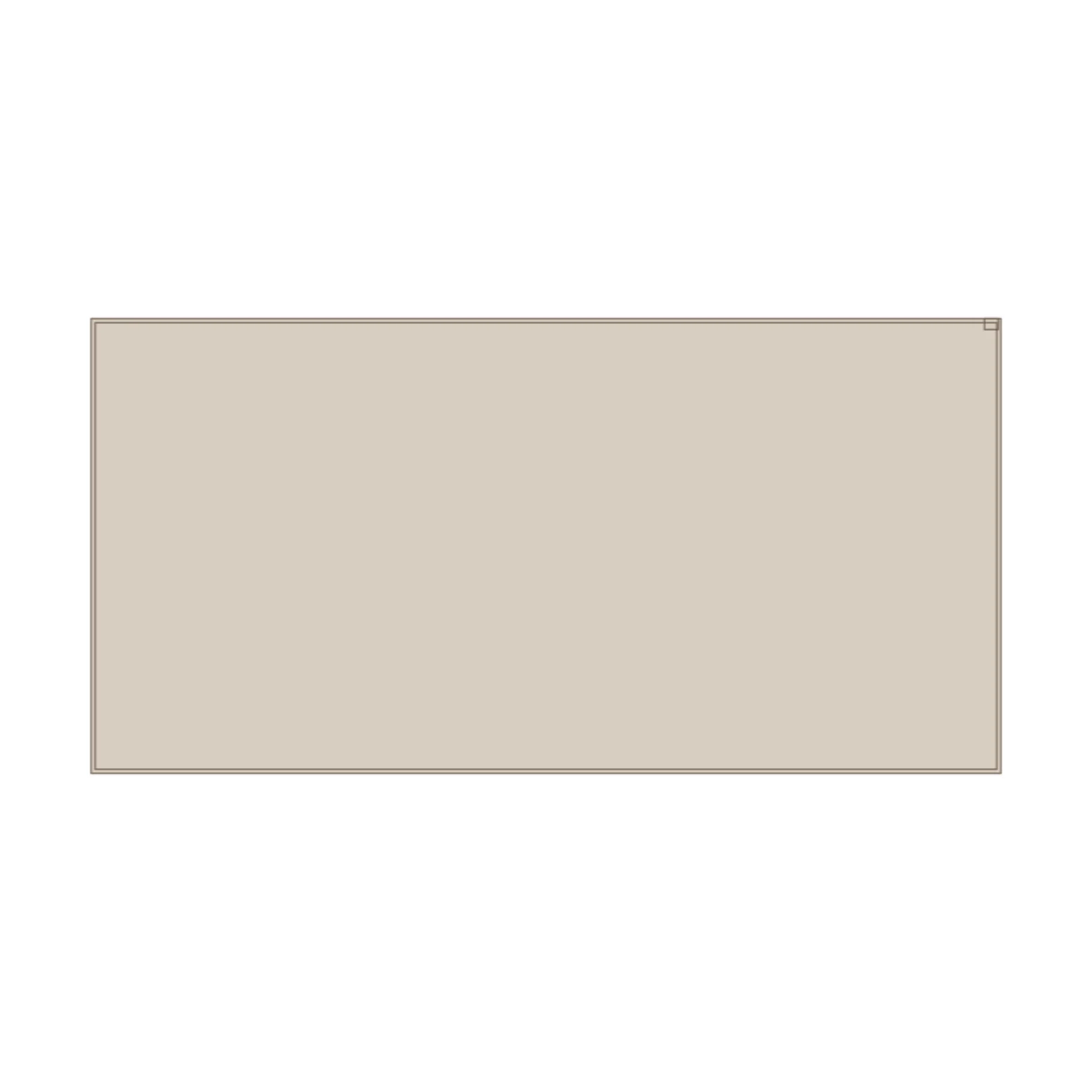 Small Workbench — 2D floor-plan symbol