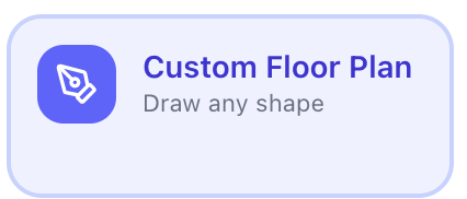 Custom Floor Plan tile — draw any shape — RoomSketch3D floor plan creator